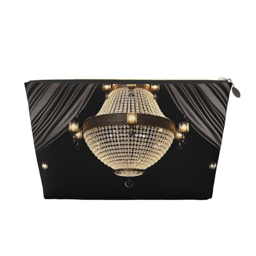 Kosmetiktasche aus Leder mit Kirschen – große Kapazität, tragbare Reise-Kulturbeutel, geeignet für den täglichen Gebrauch und Reisen, Ball Room Kronleuchter, Einheitsgröße Kosmetiktasche aus Leder mit Kirschen – große Kapazität, tragbare Reise-Kulturbeutel, geeignet für den täglichen Gebrauch und Reisen, Ball Room Kronleuchter, Einheitsgröße von EVANEM