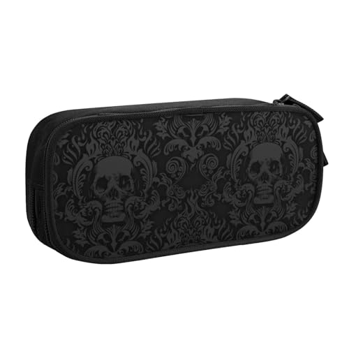 EVIUS Federmäppchen mit Gothic-Tapeten-Motiv, großes Fassungsvermögen, mit Reißverschluss, tragbare Stiftebox, niedliche Federmäppchen für Kinder, Schule, Federmäppchen, Büro, Aufbewahrungstasche, EVIUS Federmäppchen mit Gothic-Tapeten-Motiv, großes Fassungsvermögen, mit Reißverschluss, tragbare Stiftebox, niedliche Federmäppchen für Kinder, Schule, Federmäppchen, Büro, Aufbewahrungstasche, von EVIUS