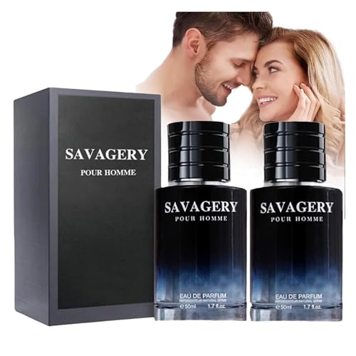 Savagery Pheromonparfüm für Männer, Pheromon-Köln für Männer zieht Frauen an, Langlebiges Pheromon-Parfüm-Köln-Spray für Männer von EVURU