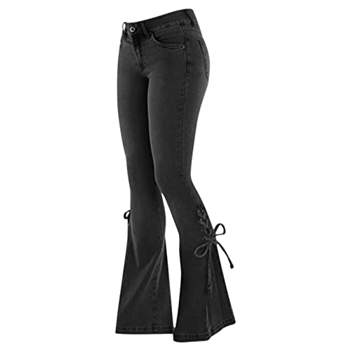 EWFAS Bootcut Jeans Damen Schlaghosen Stretch Jeans Bootcut Schlaghose Hüftjeans Jeanshose Damen Low Waist Jeans Damen Wide Leg Jeans Damen Low Waist Flared Jeans Bootcut Jeanshose EWFAS Bootcut Jeans Damen Schlaghosen Stretch Jeans Bootcut Schlaghose Hüftjeans Jeanshose Damen Low Waist Jeans Damen Wide Leg Jeans Damen Low Waist Flared Jeans Bootcut Jeanshose von EWFAS