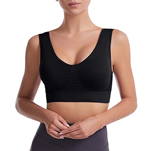 EWFAS Bustier Damen BH ohne Buegel Wohlfühl Bustiers Top Bügelloser Soft Bra Schlaf Still Sport Bralette in vielen Farben Die ultimative Komfort-BH Freizeit hochwertige Unterwäsche von EWFAS