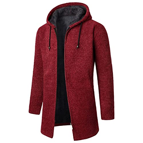 EWFAS Herren Mantel Winter Lang Warm Wollmantel Business Wintermantel Winterjacke Freizeit mit Kapuze Wintermantel Herren Kurzmantel Slim Fit Mantel mit Stehkragen Warm Mantel Business Freizeit EWFAS Herren Mantel Winter Lang Warm Wollmantel Business Wintermantel Winterjacke Freizeit mit Kapuze Wintermantel Herren Kurzmantel Slim Fit Mantel mit Stehkragen Warm Mantel Business Freizeit von EWFAS