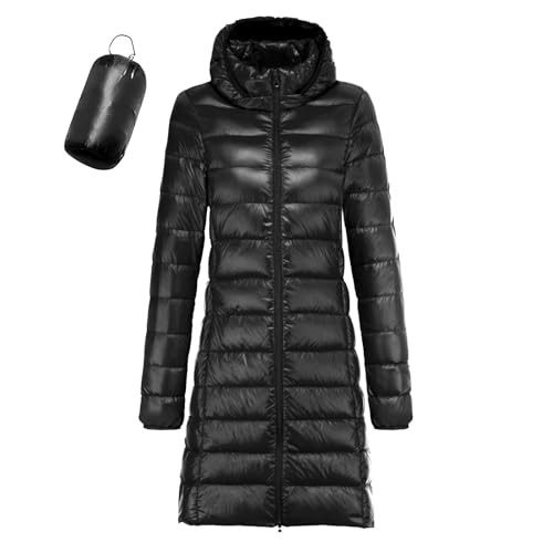 EWFAS Leichte Daunenjacke Damen Lang Leicht Puffer Jacke Steppjacke Damen Übergangsjacke Dünne Daunenmantel Damen Puffer Mantel Leichter Steppmantel Winter Down Jacket EWFAS Leichte Daunenjacke Damen Lang Leicht Puffer Jacke Steppjacke Damen Übergangsjacke Dünne Daunenmantel Damen Puffer Mantel Leichter Steppmantel Winter Down Jacket von EWFAS