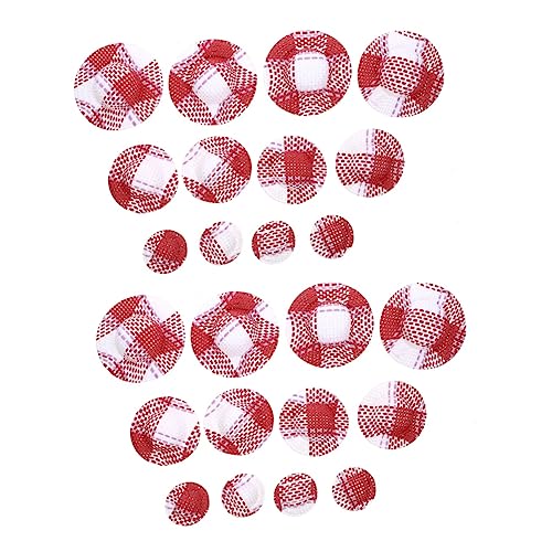 EXCEART 24 Stk Bunt Gestreifter Hut Spielzeug Aus Papierhut Gestreifter Mini-hut Gestreifte Hutminiatur Mini-partyhut Kleine Puppenmützen Miniatur-strickmützen Mini-hüte Handbuch Kleidung von EXCEART