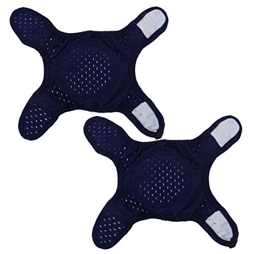 EXCEART Baby Krabbeln Anti-Rutsch-Knieschützer Baby Kleinkinder Knieschoner Verstellbare Knie-Ellbogenschützer Krabbeln Protektor Marineblau von EXCEART