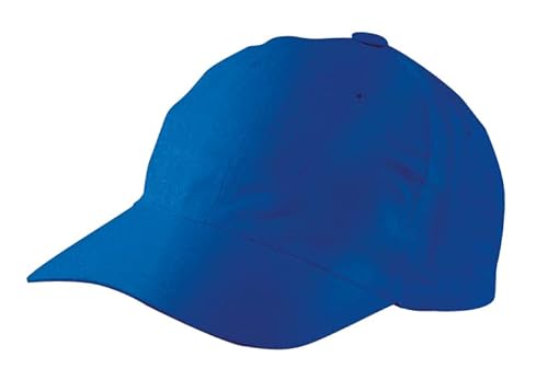 EXNER Base-Cap, Cappy, Golf-Cap, 6-Panel, für Gastronomie, Sport, Golf, Reiten, Freizeit, Arbeit, Baumwoll-Mischgewebe, Farbe royal Blue von EXNER