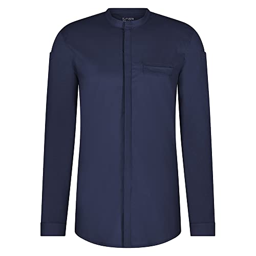 EXNER Funktions-Jacke, Kochjacke, Slim fit mit Polo Piqué, Langarm, Farbe Navy, Größe 3XL von EXNER