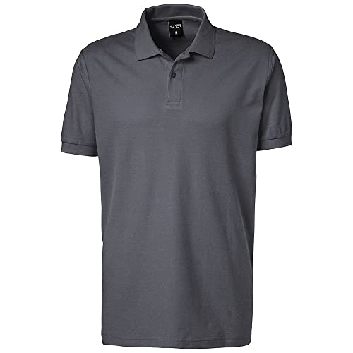 EXNER Herren Polo-Shirt für Medizin, Gastro, Freizeit, Sport, Golf, Farbe Graphit, Größe 2XL von EXNER