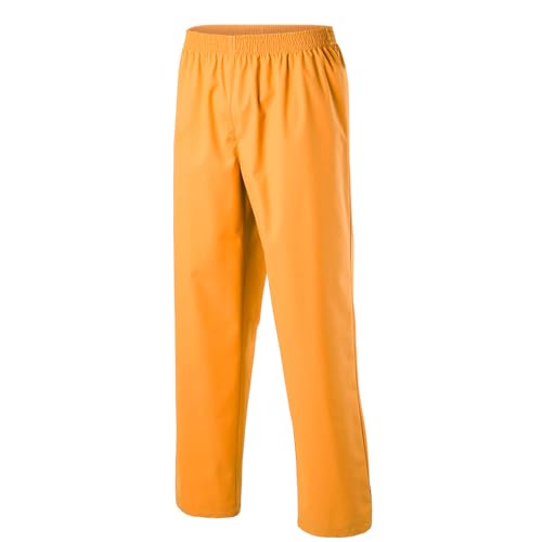 EXNER Medizinische OP-Schlupfhose, Pflege-Hose, Arbeitshose, Unisex für Herren und Damen in Medizin, Krankenpflege, Altenpflege, SPA, Wellnes, Kosmetik, Farbe orange, Größe 3XL von EXNER