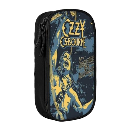 EYTFYZGL Ozzy Osbourne Federmäppchen mit Magnetverschluss Schnellzugriff Design für Stifte, Haftnotizen, Büroklammern, mehrfarbig, Europäischer und amerikanischer Stil, Retro, modern EYTFYZGL Ozzy Osbourne Federmäppchen mit Magnetverschluss Schnellzugriff Design für Stifte, Haftnotizen, Büroklammern, mehrfarbig, Europäischer und amerikanischer Stil, Retro, modern von EYTFYZGL