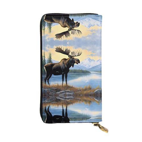 EZDLOWVBA Damen-Geldbörse mit niedlichem Hirsch-Motiv, großes Fassungsvermögen, Clutch, Geldbörse für Damen, Herren, Geldbörse, Kreditkartenhalter, PU-Handtasche, Schwarz , Einheitsgröße EZDLOWVBA Damen-Geldbörse mit niedlichem Hirsch-Motiv, großes Fassungsvermögen, Clutch, Geldbörse für Damen, Herren, Geldbörse, Kreditkartenhalter, PU-Handtasche, Schwarz , Einheitsgröße von EZDLOWVBA