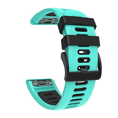 EZZON 22 x 26 mm Schnellverschluss-Armband für Garmin Fenix 6X 6 Pro 5 5X Plus 3 HR 7X 7 Delta Enduro VERTIX 2 Silikonarmband, For Fenix 3 HR D2 bravo, Achat von EZZON