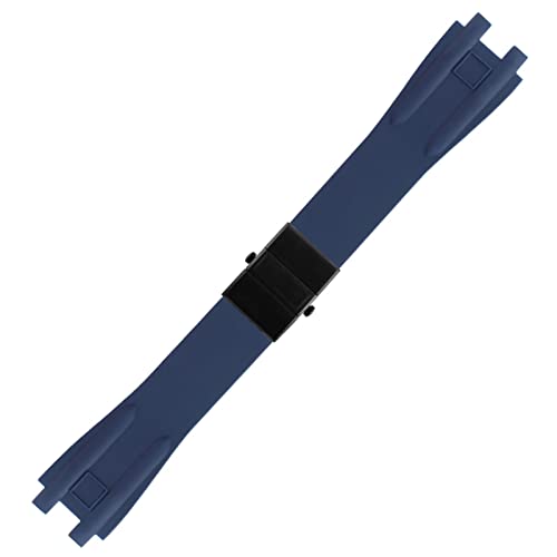 EZZON Silikon-Gummi-Uhrenarmband für Ulysse Nardin, Outdoor-Sport, wasserdichtes Armband, Ersatzarmband, Uhrenzubehörteile, 26 mm, Achat von EZZON