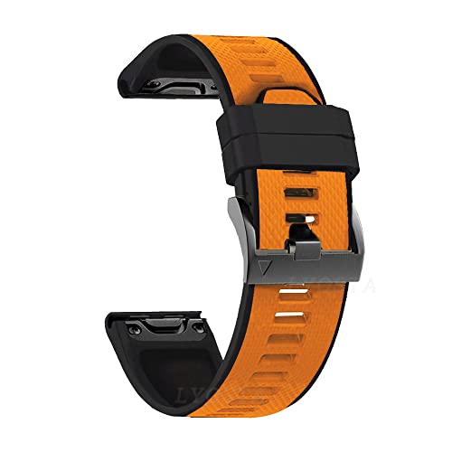 EZZON Silikon-Uhrenarmband für Garmin Fenix 7 7X 6X 6 Pro 5X 5 Plus 3HR 935 Descent MK2 Schnellverschluss-Zubehör Wirstbands 22 x 26 mm, For Forerunner 935 945, Achat von EZZON