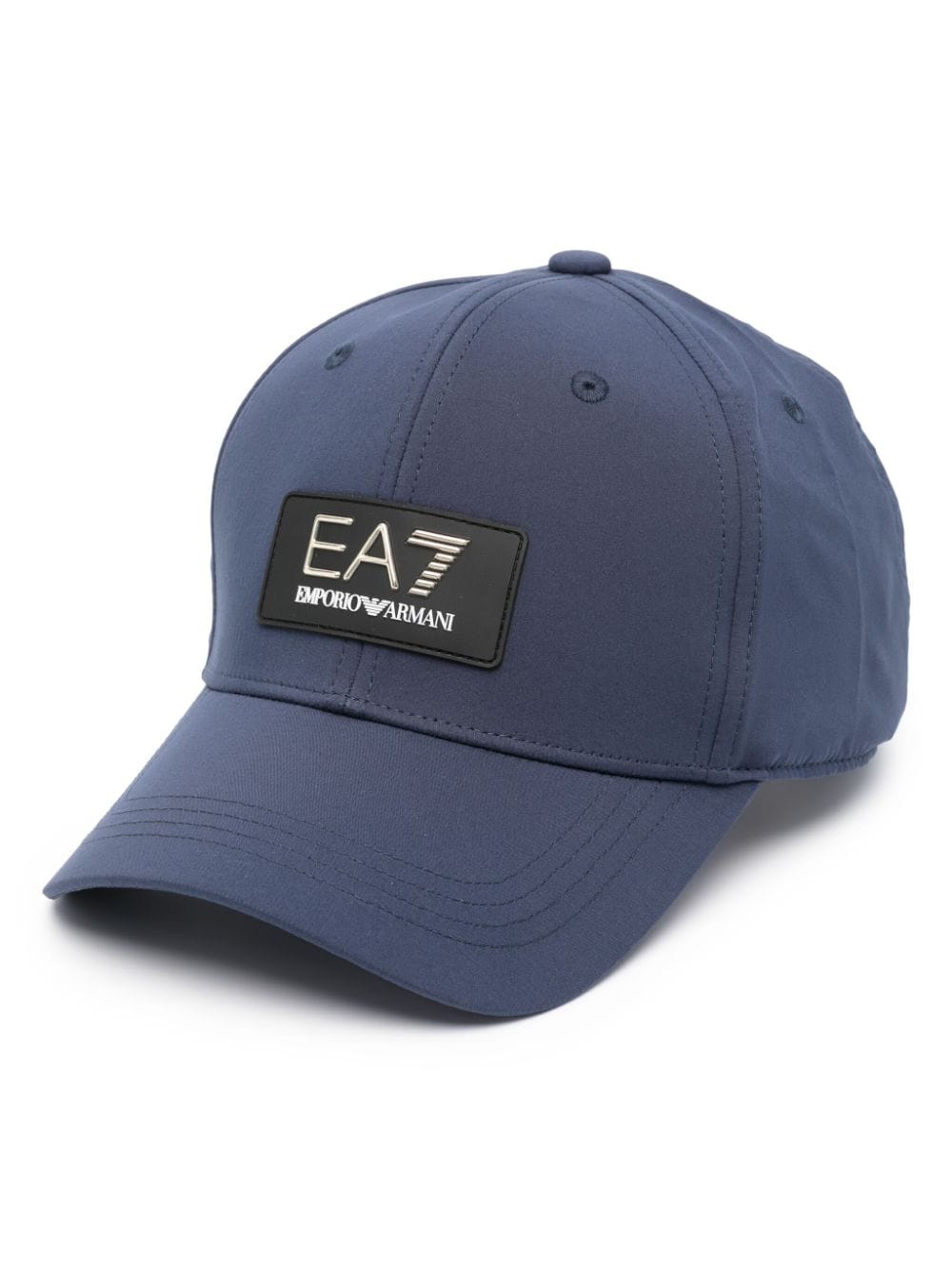 Ea7 Emporio Armani Baseballkappe mit Logo-Applikation - Blau von Ea7 Emporio Armani