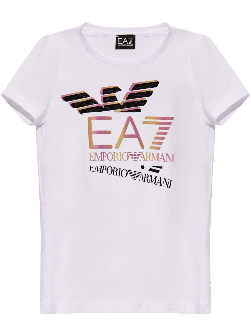 Ea7 Emporio Armani T-Shirt mit Logo-Print - Weiß von Ea7 Emporio Armani