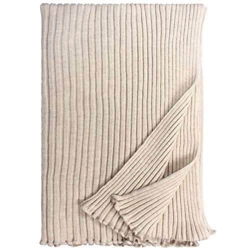 Eagle Products Schal - perfekt auch als Stola & Schultertuch, aus 100% superfeiner Wolle gestrickt, 11 Farben - Made in Germany (creme) von Eagle Products