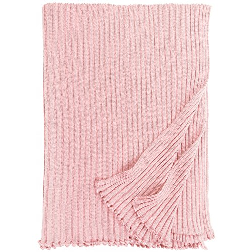 Eagle Products Schal - perfekt auch als Stola & Schultertuch, aus 100% superfeiner Wolle gestrickt, 11 Farben - Made in Germany (rose) von Eagle Products