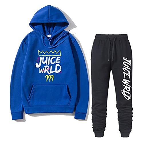 East-hai-buy Herren Trainingsanzug RIP Rapper 2PCS Outfits Set Langarm Hoodie Pullover Sweatshirts + Kordelzug Jogginghose Jogger Club Sweatsuit Kleidung von East-hai-buy