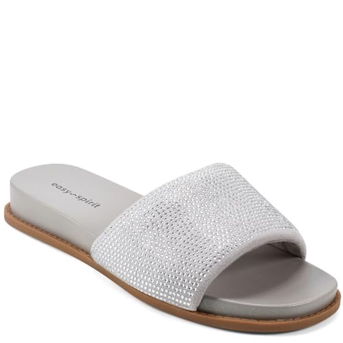 Easy Spirit Damen Torin Flat Sandal, silber, 42.5 EU von Easy Spirit