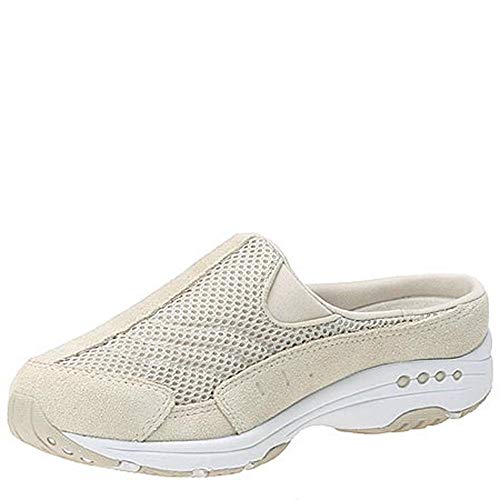 Easy Spirit Frauen Traveltime Geschlossener Zeh Clogs Beige Groesse 9.5 US /41 EU von Easy Spirit