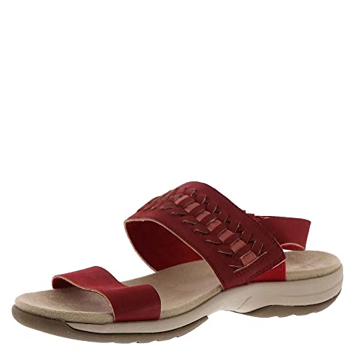 Easy Spirit Women's Flat Sandals, Red, 6 Narrow von Easy Spirit