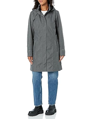 Eddie Bauer Damen Mädchen auf dem Sprung Graben Trenchcoat, Dark Char Hthr, L Eddie Bauer Damen Mädchen auf dem Sprung Graben Trenchcoat, Dark Char Hthr, L von Eddie Bauer