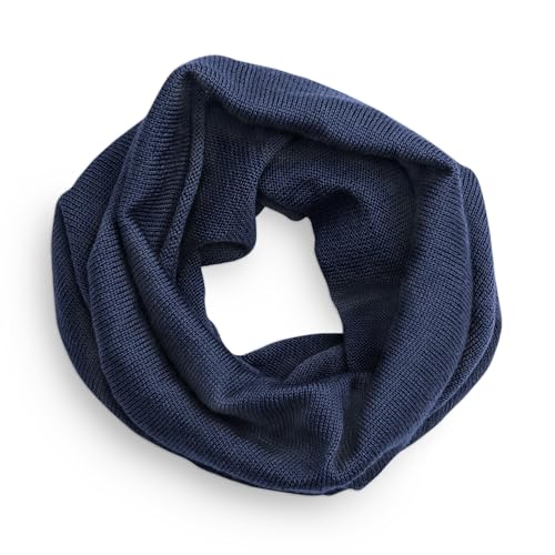 Ehrenkind® Schlauchschal für Kinder | aus feinster Merino Schurwolle | Blau | Made in Germany | Unisex | Loop Schal Kinder | Schlauchschal Kinder | Halstuch Kinder | Ideal im Herbst und Winter von Ehrenkind