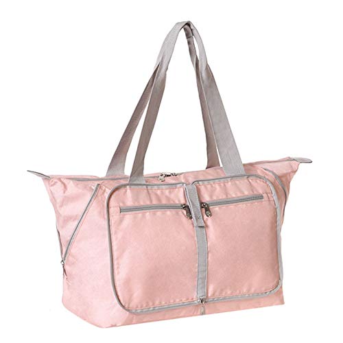 Eighosee Modische Reisetasche, Handtasche, lässig, Wochenendtasche, multifunktional, für Damen, Gepäcktasche, Rosa, rose, Einheitsgröße von Eighosee