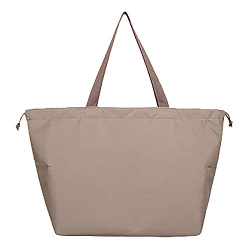 Eighosee Wasserdichte Handtasche, Strandtasche, Nylon, für Damen, Kulturbeutel, Reise-Organizer, Schultertaschen, tragbar, Seesack, Khaki, khaki, Einheitsgröße von Eighosee