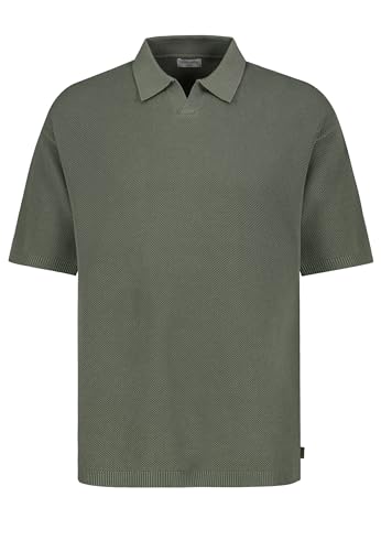 Eight 2 Nine Herren Strick-Polo-Shirt ohne Knopfleiste aus Baumwolle Green S Eight 2 Nine Herren Strick-Polo-Shirt ohne Knopfleiste aus Baumwolle Green S von Eight 2 Nine