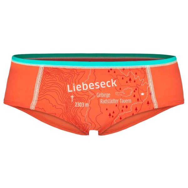 Ein schöner Fleck Erde - Women's Liebeseck - Unterhose Gr 36 rot von Ein schöner Fleck Erde