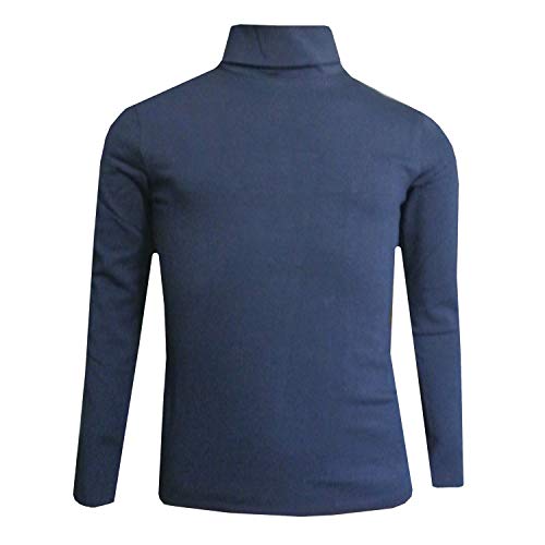 Eisend - Mädchen Rolli Langarmshirt mit Rollkragen, dunkelblau – 783120-62m, Größe 146 von Eisend