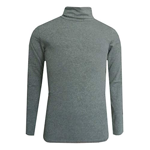 Eisend - Mädchen Rolli Langarmshirt mit Rollkragen, grau – 783120-80m, Größe 134 von Eisend