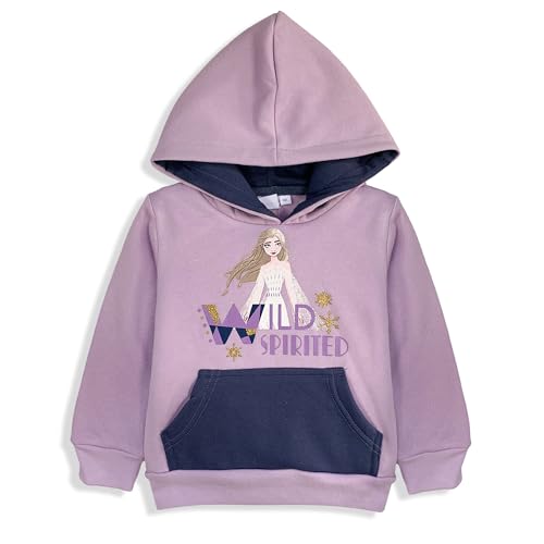 Eiskönigin Hoody Anna und ELSA Kapuzenpullover Hoodie Pullover mit Kapuze (116, Lila) von Eiskönigin