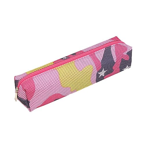 Ekakashop Federmäppchen Schulmäppchen Junge Mäppchen Bleistifttasche Stiftetasche Bleistiftetui Mädchen Camouflage Federtasche Kleine Pencil Case Tragbar Stiftemappe Schulmäppchen für Schule & Büro von Ekakashop