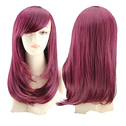 Damenperücke, lockiges Haar, bunt, Anime, Cosplay, Performance-Kopfbedeckung Modedekoration (Color : 2, Size : 1) von EkeNoz