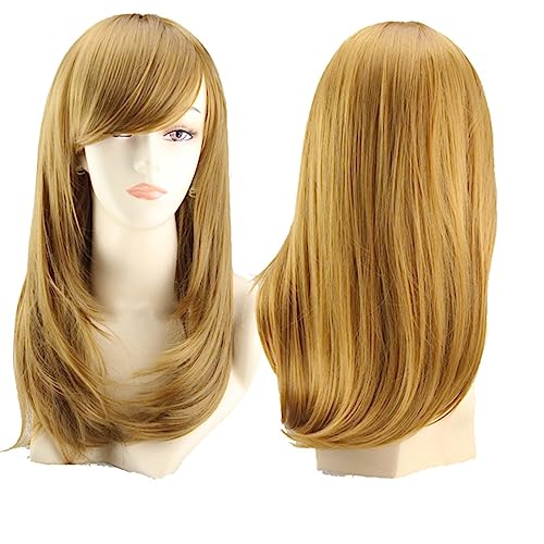 Damenperücke, lockiges Haar, bunt, Anime, Cosplay, Performance-Kopfbedeckung Modedekoration (Color : 4, Size : 1) von EkeNoz