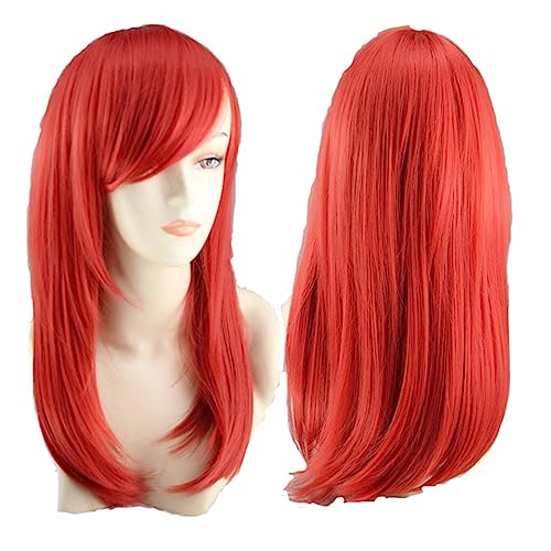 Damenperücke, lockiges Haar, bunt, Anime, Cosplay, Performance-Kopfbedeckung Modedekoration (Color : 7, Size : 1) von EkeNoz