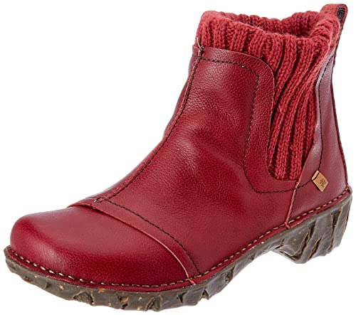 El Naturalista Damen Ankle Boots Yggdrasil, Frauen Stiefeletten,lose Einlage,Ladies,Boots,Stiefel,Booties,halbstiefel,Rot (Cereza),41 EU / 8 UK von El Naturalista