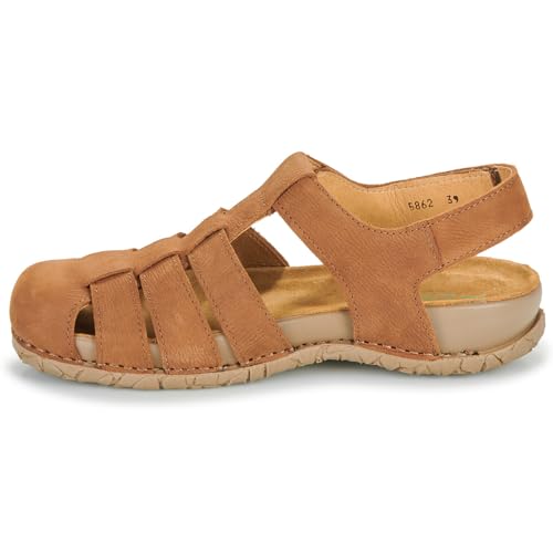 El Naturalista Damen Trekking Sandalen TABERNAS, Frauen Sandalen,Sommerschuhe,Freizeitschuhe,offene Schuhe,Strandschuhe,Wood,41 EU / 7.5 UK von El Naturalista