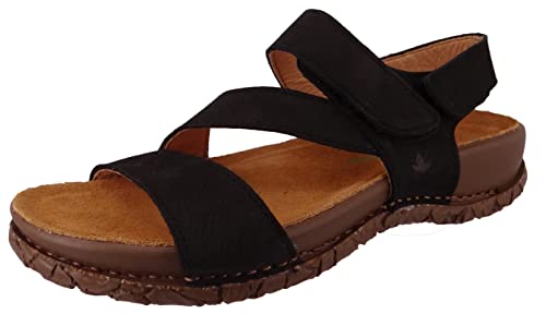 El Naturalista Damen Trekking Sandalen TABERNAS, Frauen Sandalen,offene Schuhe,Strandschuhe,Outdoorsandalen,sportsandalen,Black,37 EU / 4 UK von El Naturalista