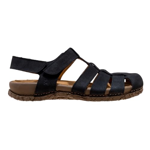 El Naturalista Damen Trekking Sandalen TABERNAS, Frauen Sandalen,offene Schuhe,Strandschuhe,Outdoorsandalen,sportsandalen,Black,37 EU / 4 UK von El Naturalista