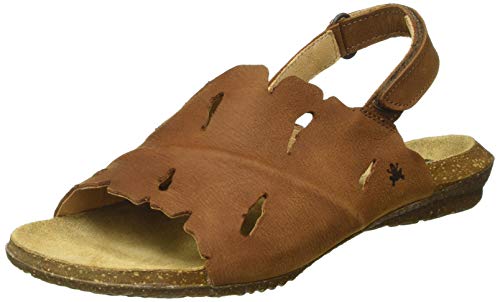 El Naturalista Damen Wakatua Peeptoe Sandalen, Marron Wood, 42 EU von El Naturalista