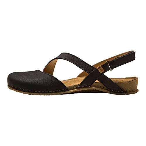 El Naturalista Damen geschlossene Sandalen PANGLAO, Frauen Sandalen,Freizeitschuhe,offene Schuhe,Strandschuhe,Zehenschutz,Black,40 EU / 7 UK von El Naturalista