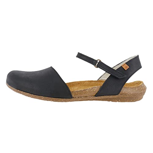 El Naturalista Damen geschlossene Sandalen Wakataua, Frauen Sandalen,Zehenschutz,Sommerschuhe,Freizeitschuhe,offene Schuhe,Black,36 EU / 3.5 UK von El Naturalista