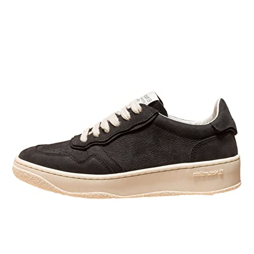 El Naturalista Unisex - Erwachsene Low-Top Sneaker GEO, Damen,Herren Halbschuhe,Wechselfußbett,Freizeitschuhe,Laufschuhe,Black,43 EU / 8.5 UK von El Naturalista