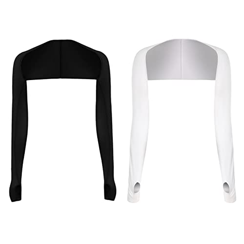 Elegtiskas 2 Pairs Sun Protection Arm Sleeves Shrug Anti-UV Golf Cooling Shawl with Finger Hole Elegtiskas 2 Pairs Sun Protection Arm Sleeves Shrug Anti-UV Golf Cooling Shawl with Finger Hole von Elegtiskas