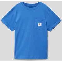 Element T-Shirt mit Brusttasche Modell 'BASIC' in Blau, Größe 164 von Element