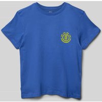 Element T-Shirt mit Rundhalsausschnitt Modell 'WILD & FAST' in Blau, Größe 176 von Element